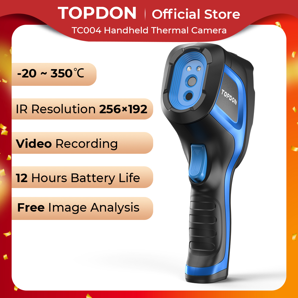 Topdon Tc001 Thermal Camera - TOPDON TC004 Hoge Resolutie Nauwkeurigheid 256*192
