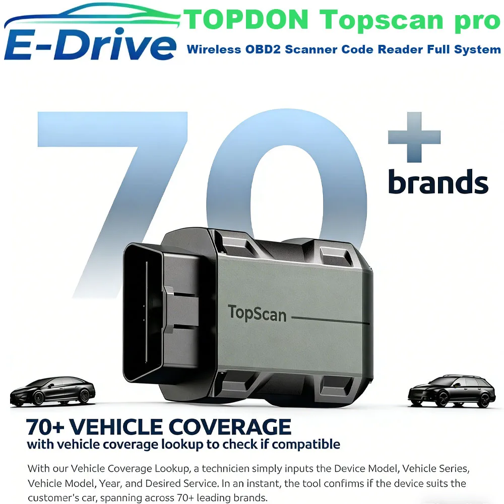 Topdon Tc001 Thermal Camera - TOPDON Topscan Pro Draadloze OBD2 Scanner