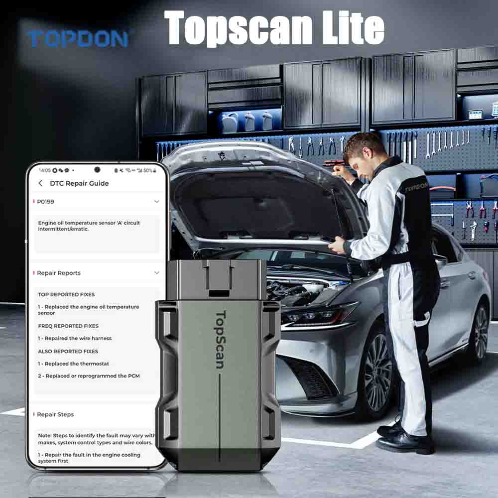 TOPDON Topscan Lite OE-niveau  - Topdon Tc001 Thermal Camera recensie en prijs