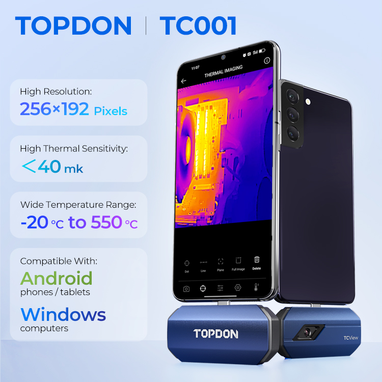 TOPDON Fabrikant ODM OEM TC001 - Topdon Tc001 Thermal Camera recensie en prijs