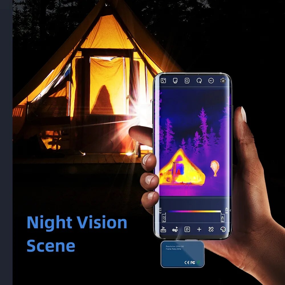 TOOLTOP T7 256*192 Android Typ - Infiray P2 Pro Macro Lens recensie en prijs