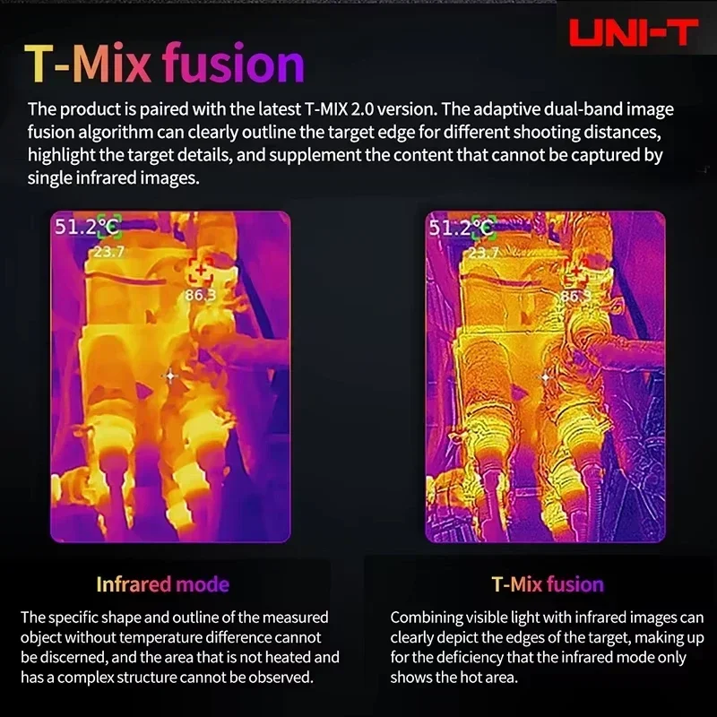 UNI-T UTI260B+ UTI165B+ Handhe - Nf 521 Thermal Imaging Camera recensie en prijs
