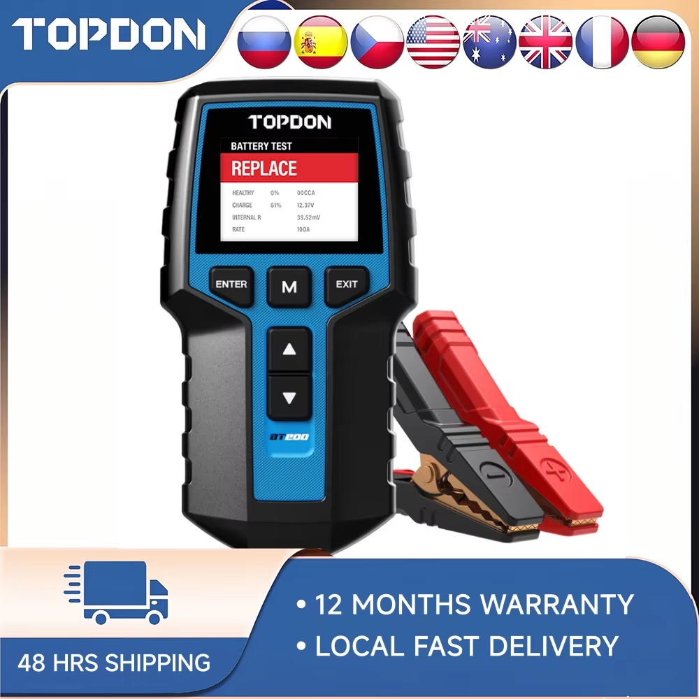 TOPDON BT200 Auto-accutester,  - Topdon Tc001 Thermal Camera recensie en prijs