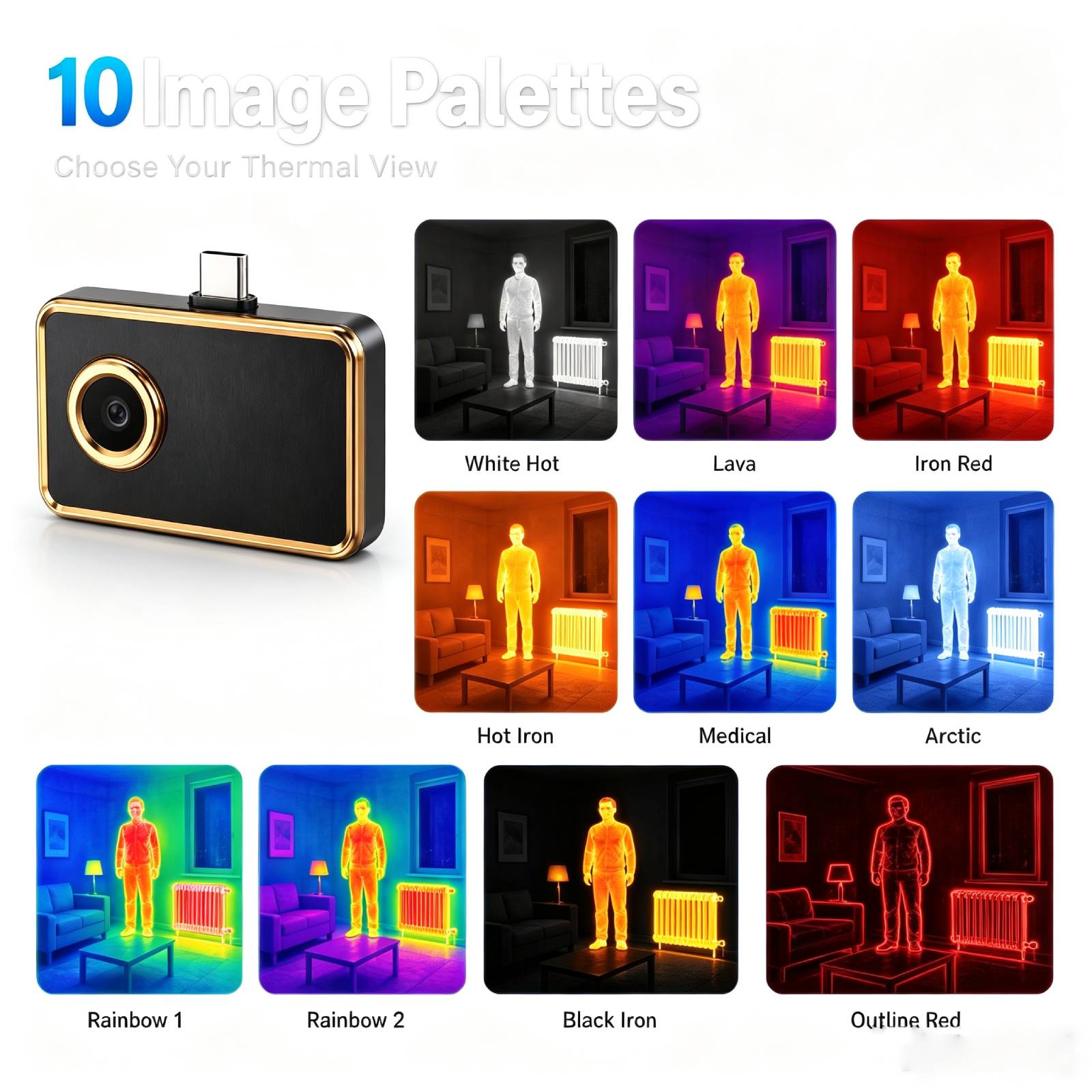 256x192 IR-resolutie thermisch - Thermal Imaging Camera 256X192 recensie en prijs