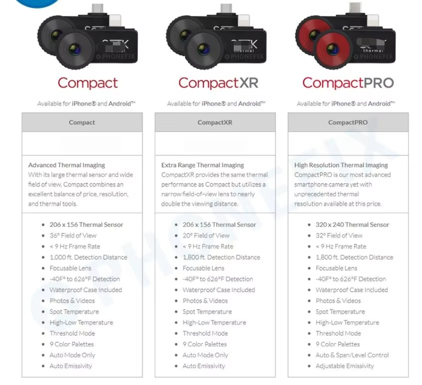 Voor Seek Warmtebeeldcamera Na - Seek Compact Pro Android recensie en prijs