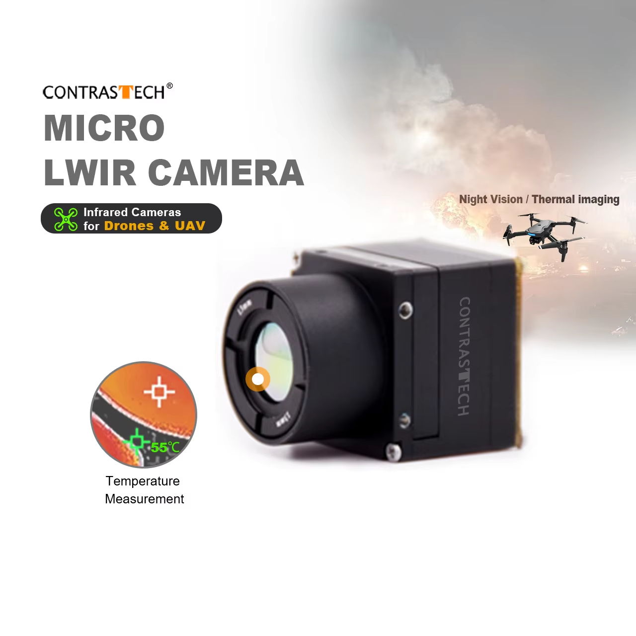 640x512 LWIR Sluiterloze radio - Thermal Module 640X512 Core recensie en prijs