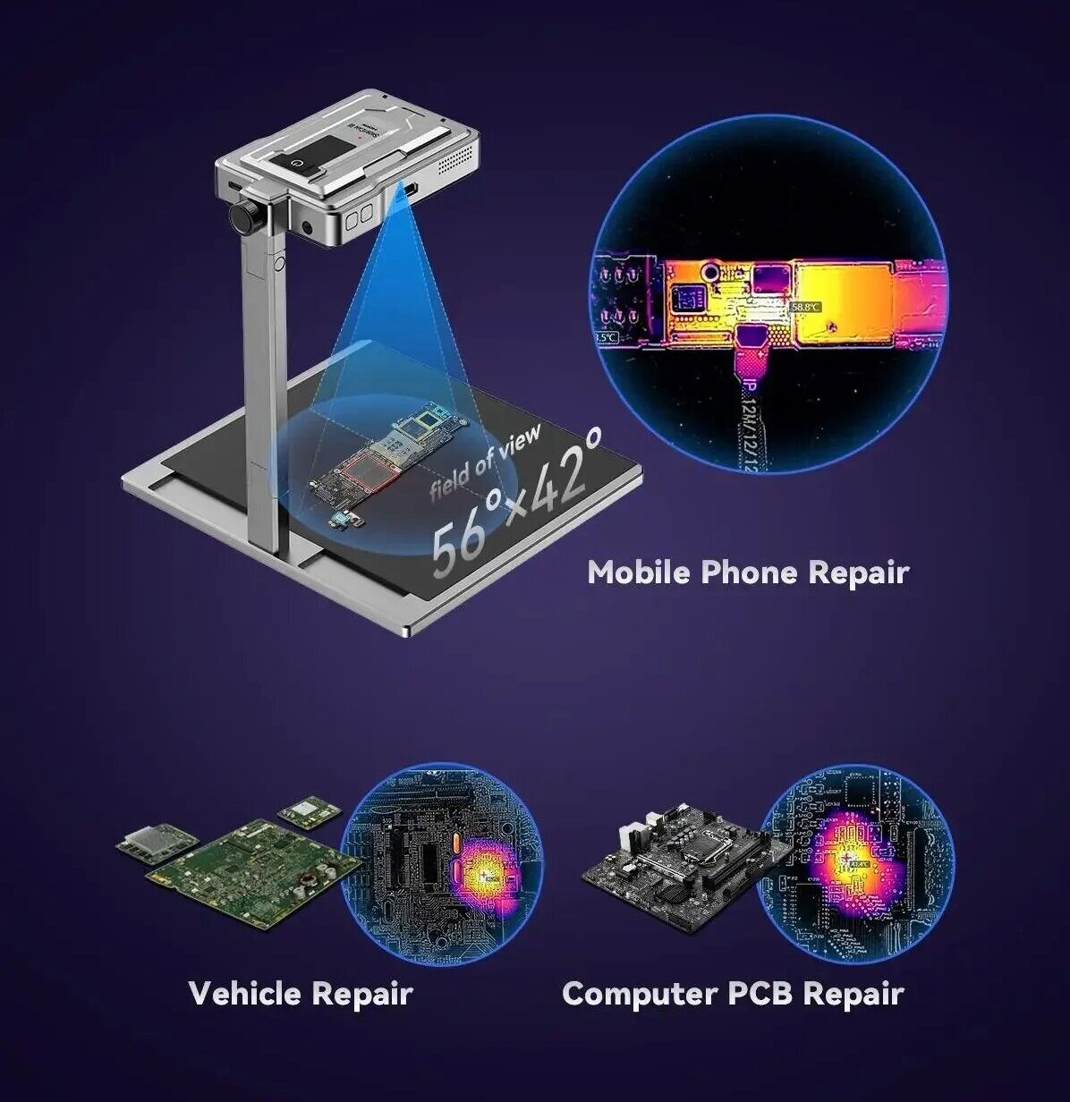 LANGCHI SHIRYCAN III 4K Infrar - Pcb Short Circuit Thermal Diagnostics recensie en prijs